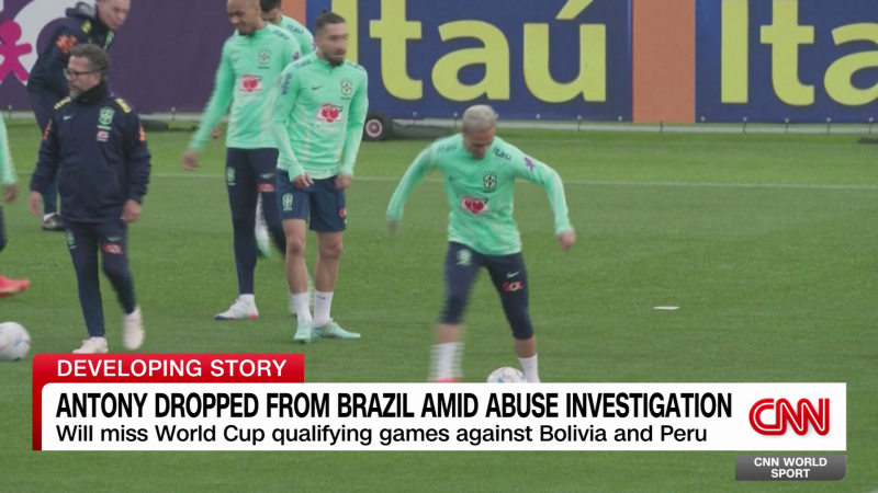 Antony dropped from Brazil amid abuse investigation