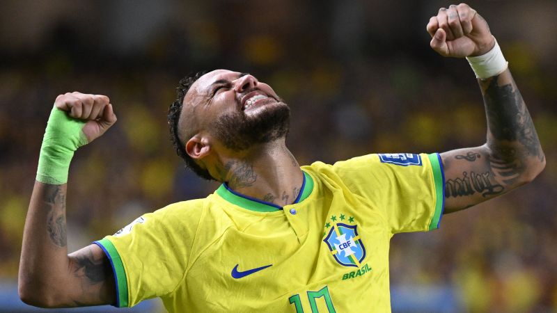 Neymar Jr. breaks Pelé’s all-time scoring record for Brazil