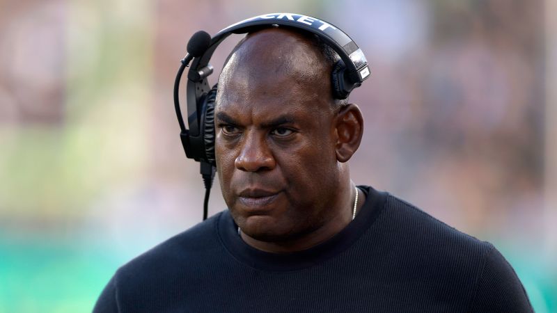 Michigan State University football coach Mel Tucker suspended without pay amid investigation into reported accusation of sexual harassment