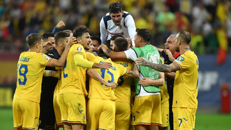 Romania beats Kosovo 2-0 in temporarily suspended match due to fans’ ‘discriminatory behavior’