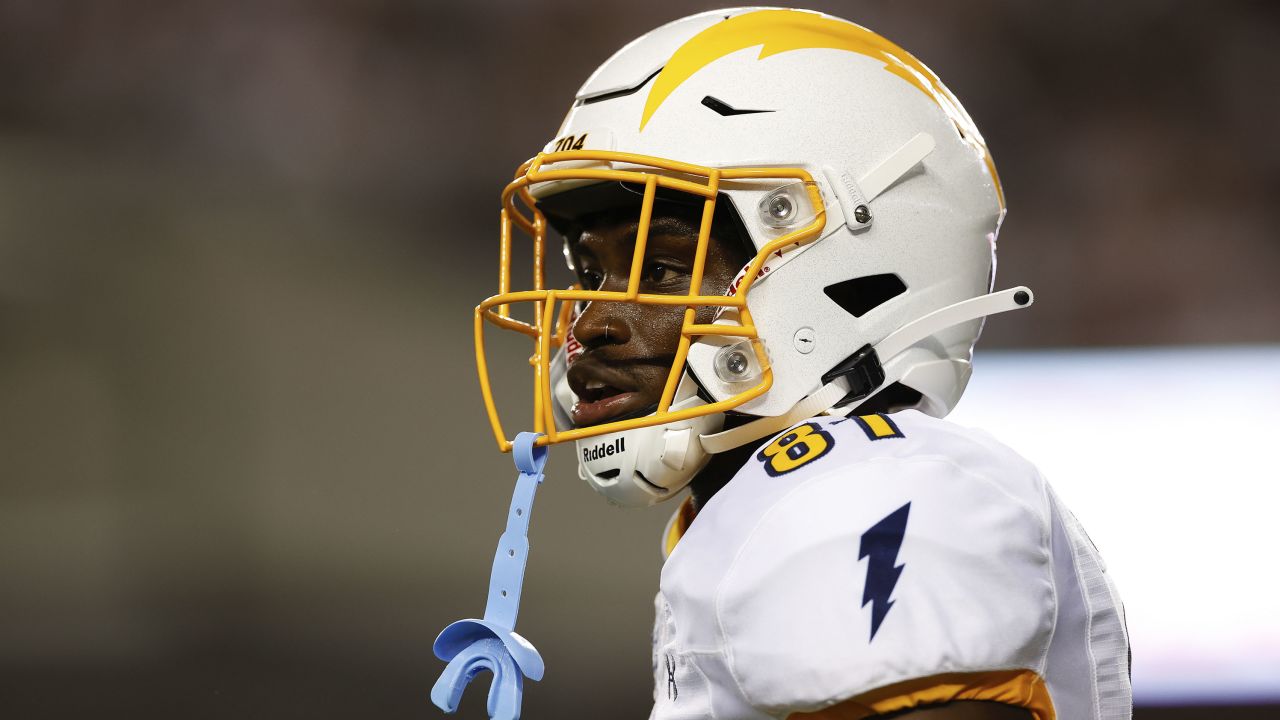 A portrait of Kent State Golden Flashes wide receiver Devontez Walker (81) during an NCAA college football game against the Texas A&M University Aggies, Saturday, Sept. 4, 2021, in College Station, Texas. Texas A&M University won 41-10. (Aaron M. Sprecher via AP)