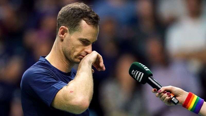 Tearful Andy Murray dedicates win to his grandmother after missing her funeral to play in the Davis Cup