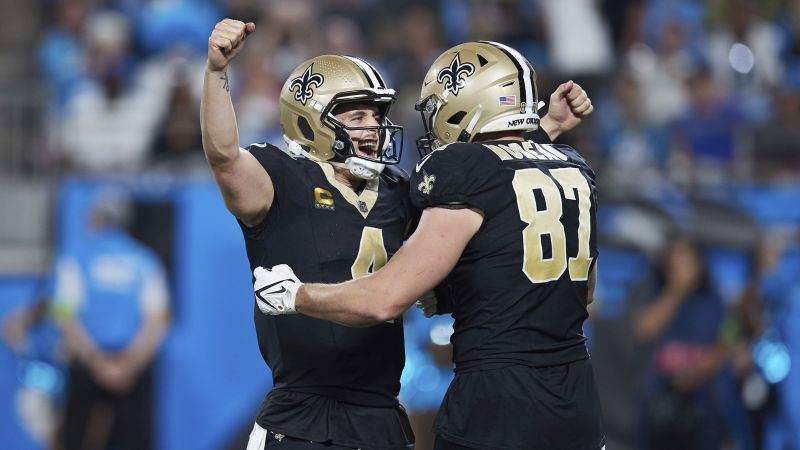 New Orleans Saints move to 2-0 as they nip the Carolina Panthers, 20-17