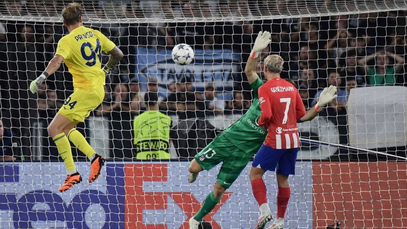 Lazio goalkeeper Ivan Provedel scores last-minute goal to earn dramatic Champions League draw