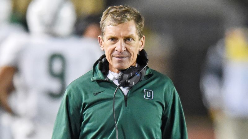 Dartmouth head football coach Buddy Teevens dies six months after being hit by a truck while cycling