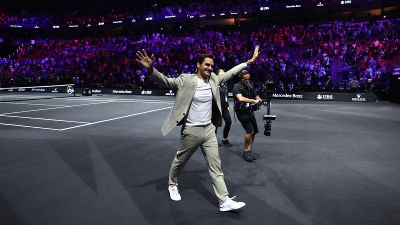 Roger Federer says he is living a ‘beautiful life’ a year after retiring from professional tennis