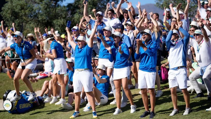 Europe retains Solheim Cup after stunning comeback against USA