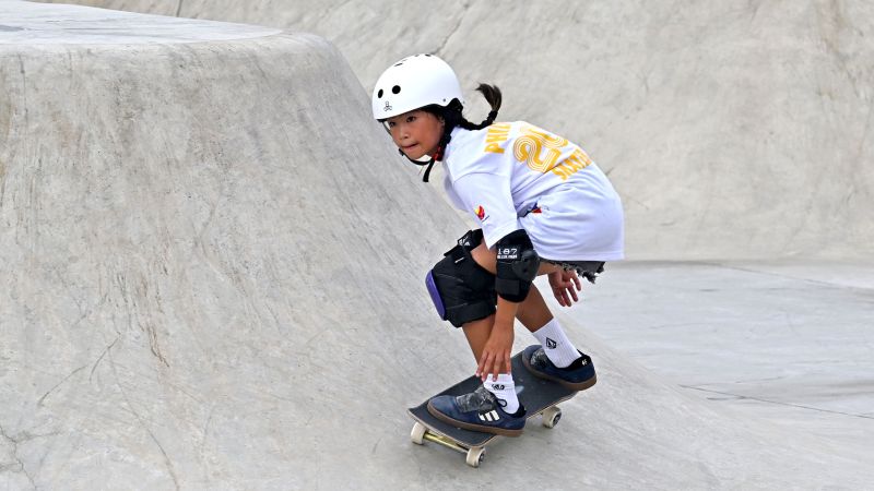 Nine-year-old skateboarder Mazel Paris Alegado ‘proud’ of her Asian Games performance