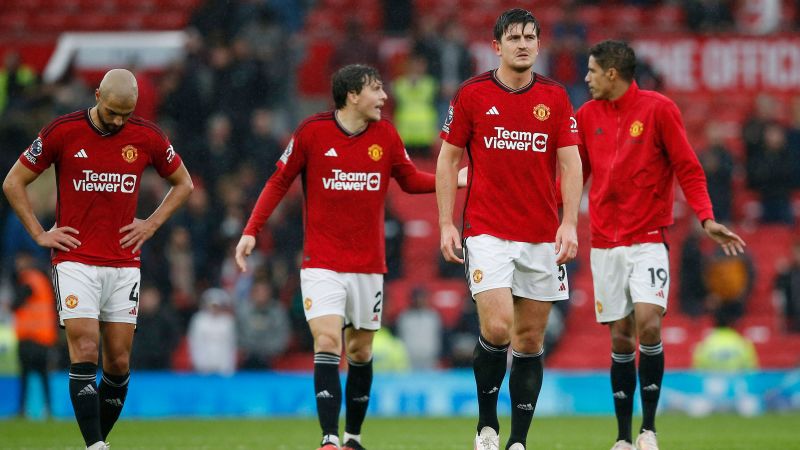 Manchester United and City suffer losses on day of surprises in the Premier League