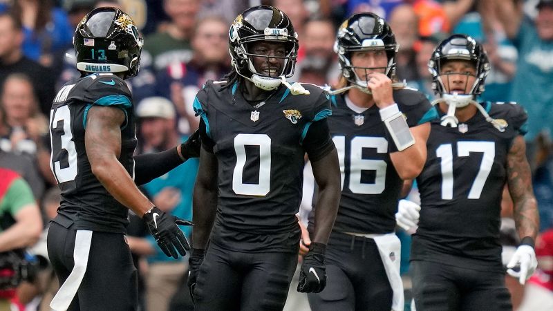 Jacksonville Jaguars win on 10th appearance in London, beating Atlanta Falcons as 2023 NFL International Series kicks off