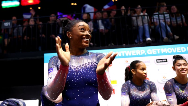 Simone Biles says winning her 20th world title feels ‘different’ but ‘exciting’