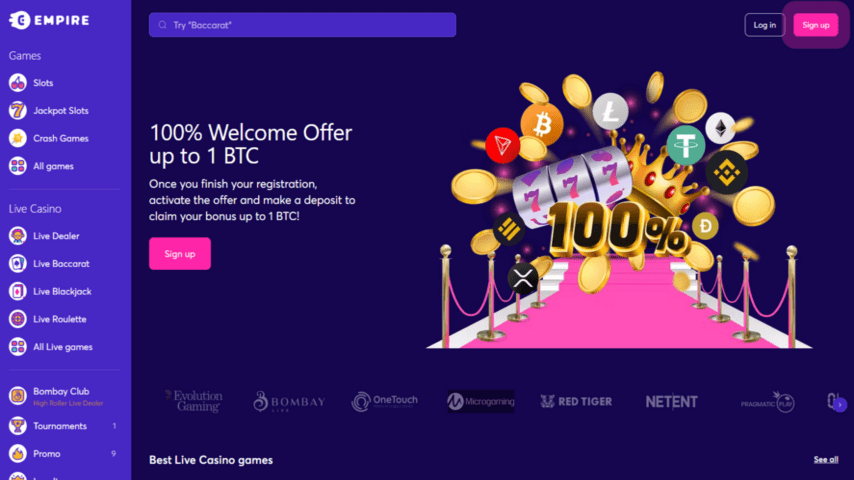 Empire.io Casino Review & Bonus Codes 2023