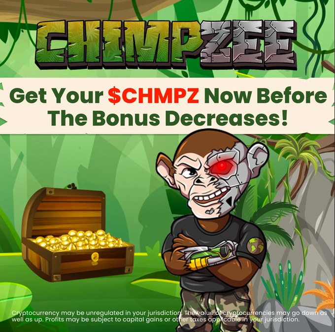 How to Receive Up to 4X Bonus Coins in the Trending Chimpzee Presale?