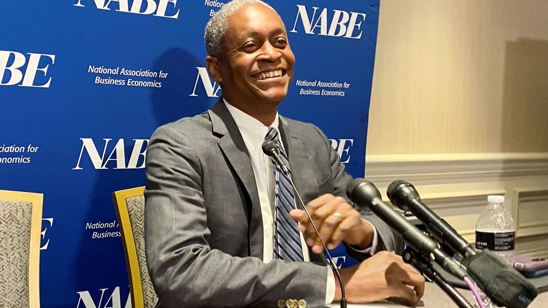 Fed’s Raphael Bostic doesn’t foresee rate cuts coming until ‘late 2024’