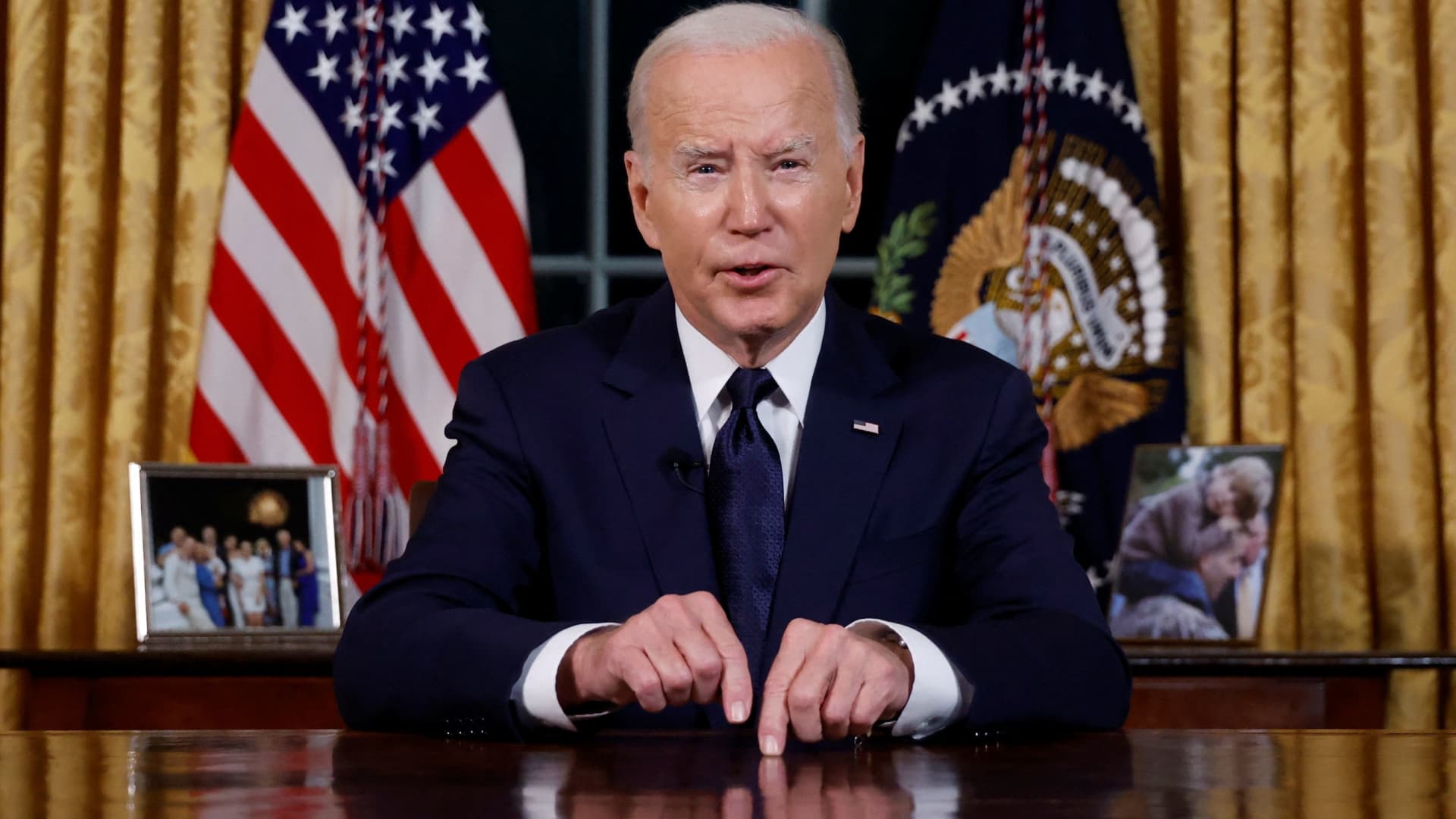 Biden to ask Congress for ‘urgent budget request’ to support Israel and Ukraine