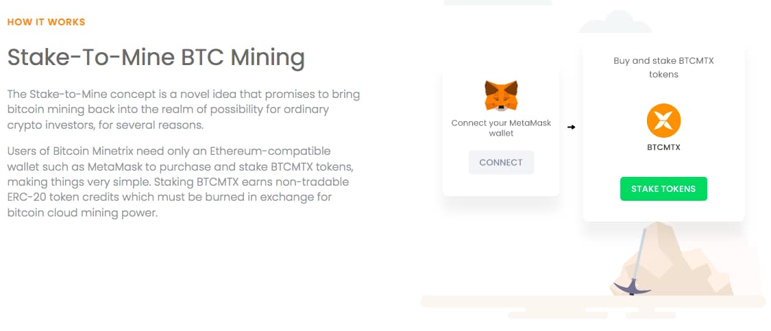 bitcoin minetrix Stake to mine