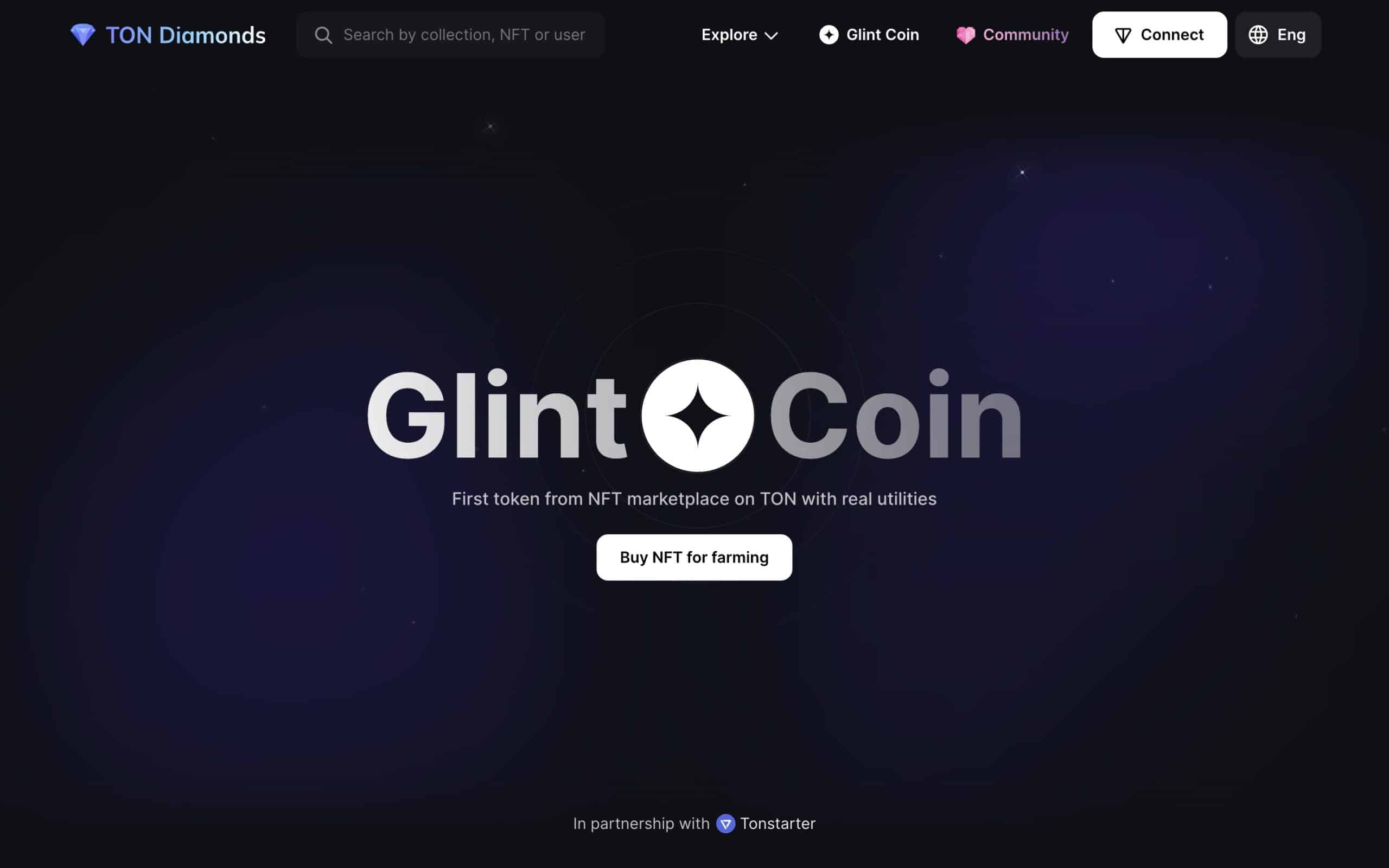 Glint Banner on TON Marketplace