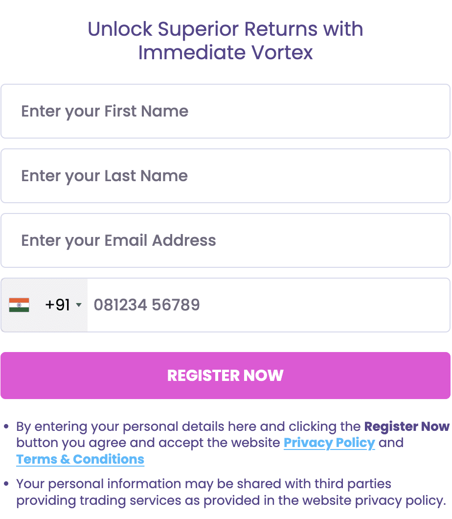 Create an Account on Immediate Vortex