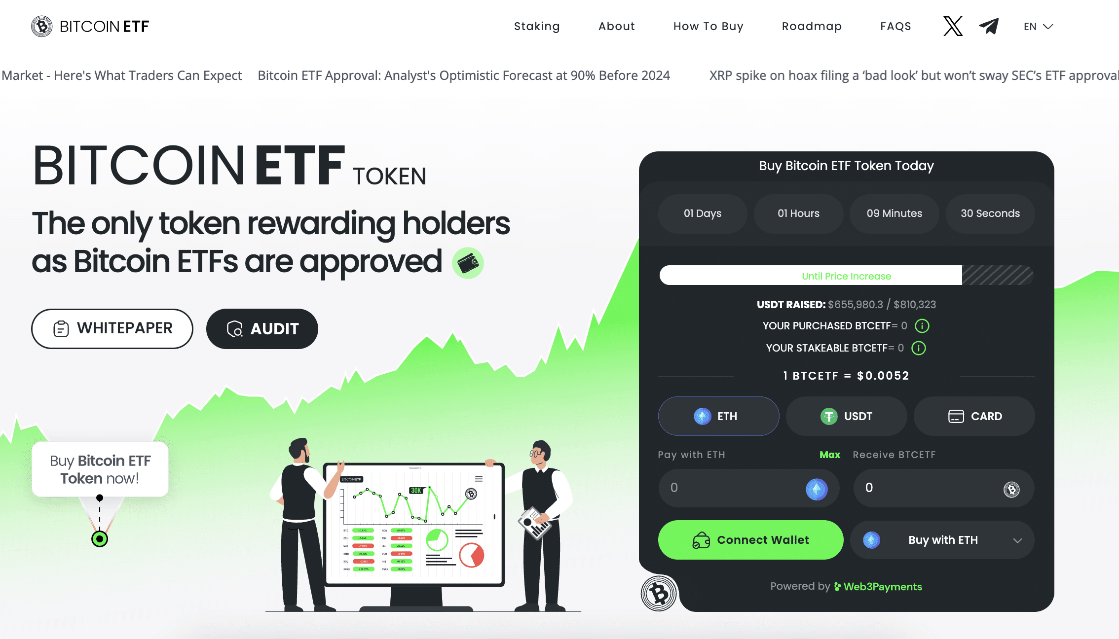 Bitcoin ETF Token presale