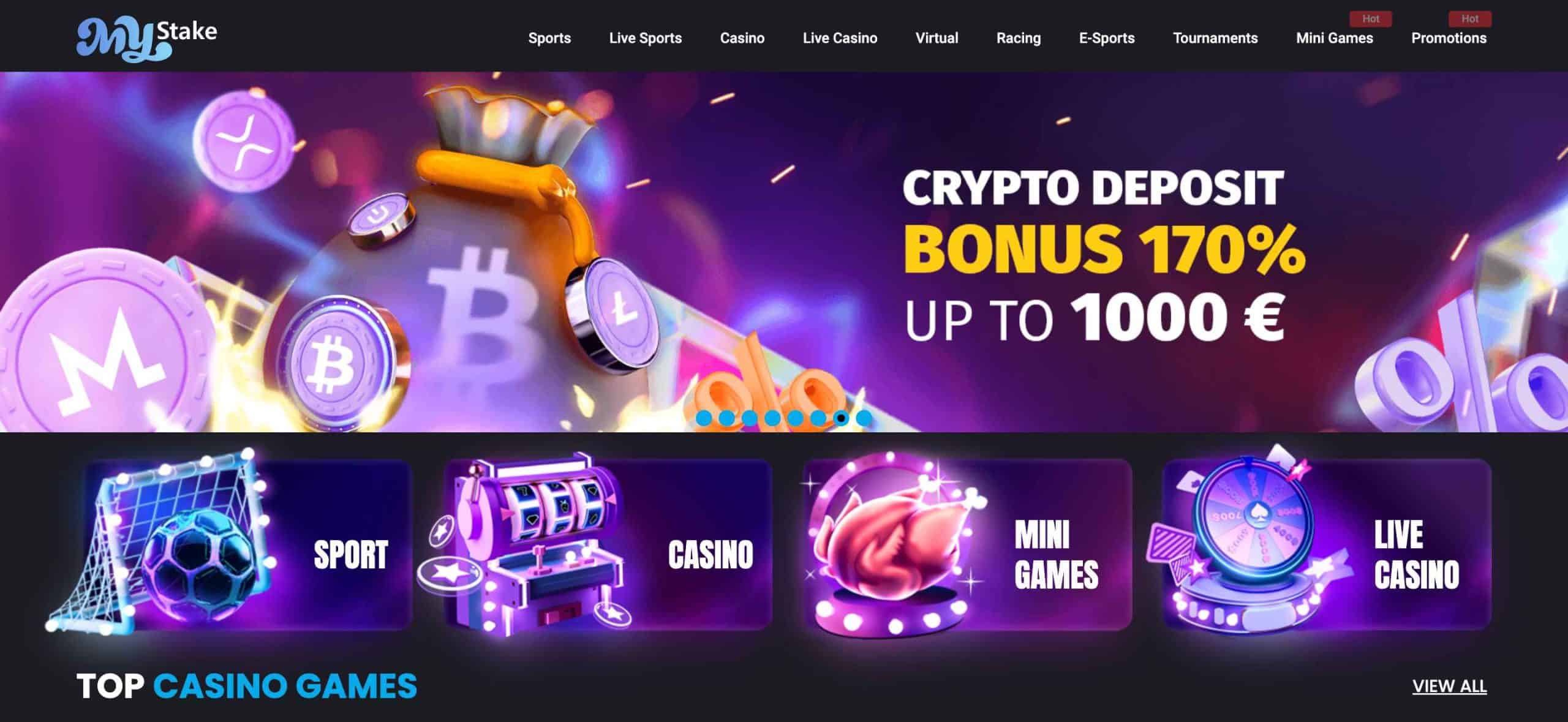 MyStake crypto casino