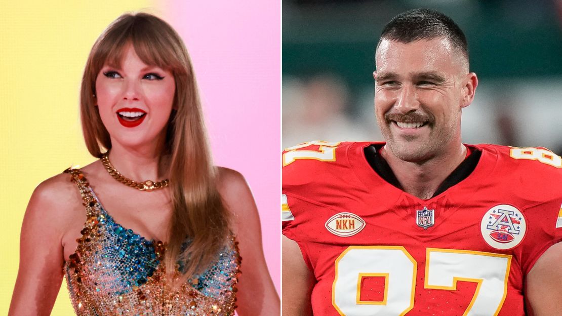 Taylor Swift and Travis Kelce