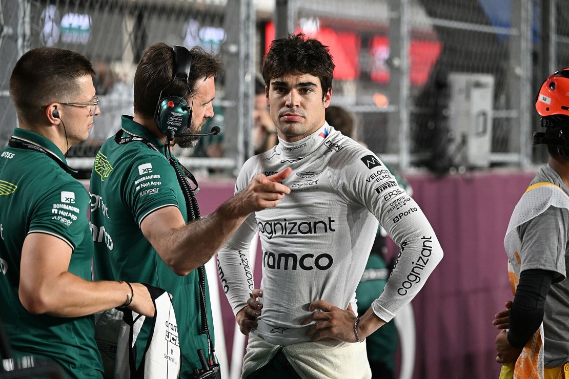 October 8th, 2023, Losail International Circuit, Doha, Formula 1 Qatar Airways Qatar Grand Prix 2023, in the picture Lance Stroll (CAN), Aston Martin Aramco Cognizant Formula One Team Photo by: Hasan Bratic/picture-alliance/dpa/AP Images