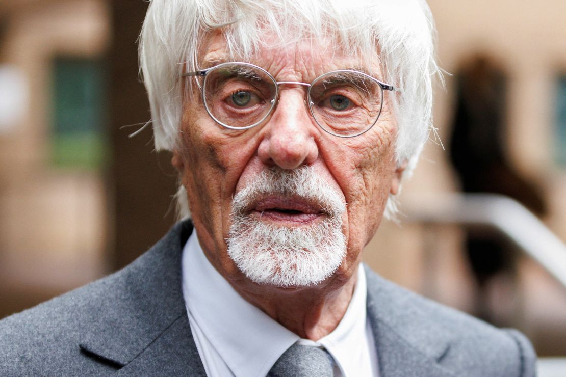 Ex-Formula One boss Bernie Ecclestone leaves Southwark Crown Court after admitting to fraud in London, Britain, October 12, 2023. REUTERS/Belinda Jiao