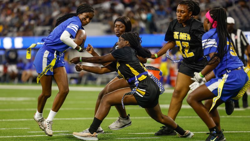 Flag football is having a moment, tackling equity and safety along the way