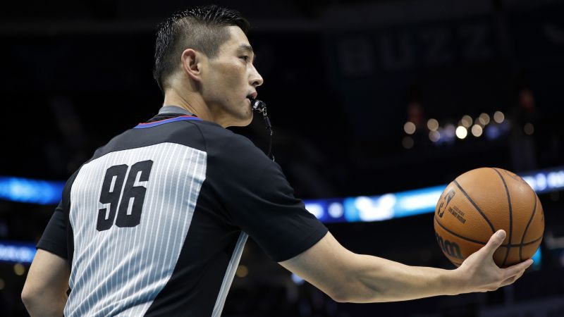 From his parents objecting to him playing basketball to officiating in the NBA: the South Korean referee making history