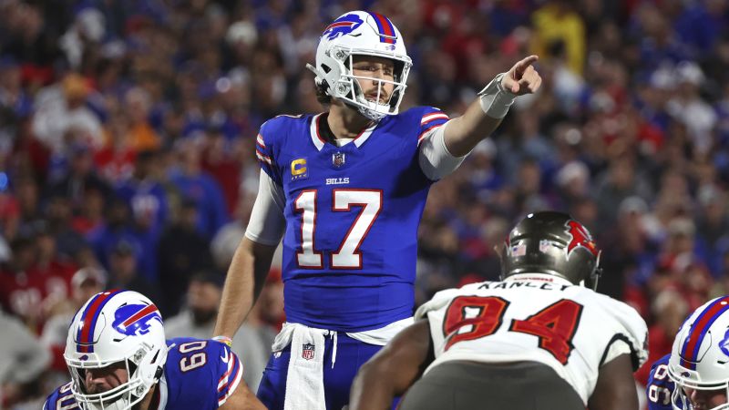 Josh Allen banishes shoulder injury fears to lead Buffalo Bills to win against Tampa Bay Buccaneers