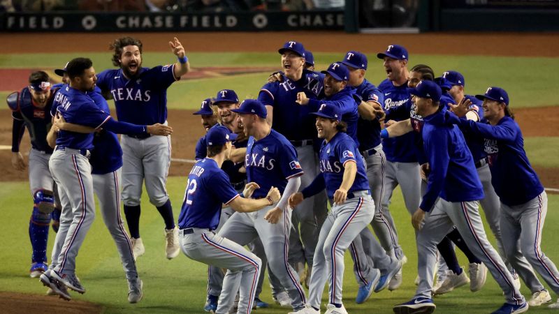 Texas Rangers win first World Series title in franchise history