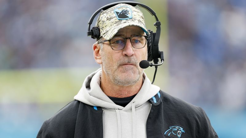 Carolina Panthers fire head coach Frank Reich after 1-10 start to first season