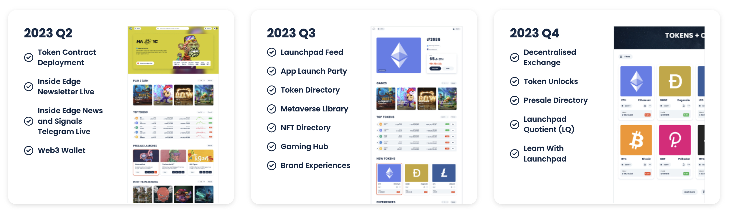 launchpad xyz roadmap