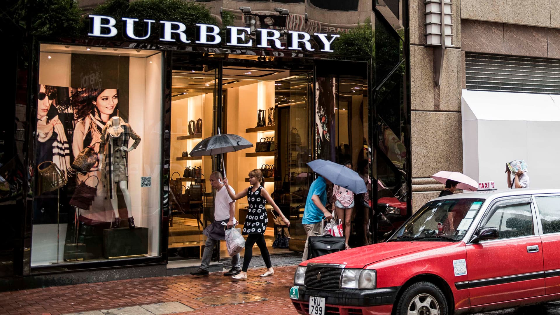 Burberry shares sink 9% as luxury spending slowdown bites