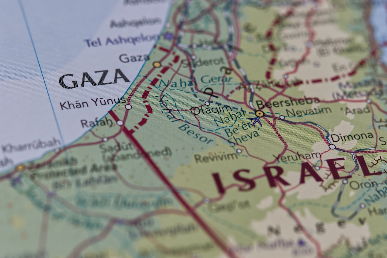 Gaza map