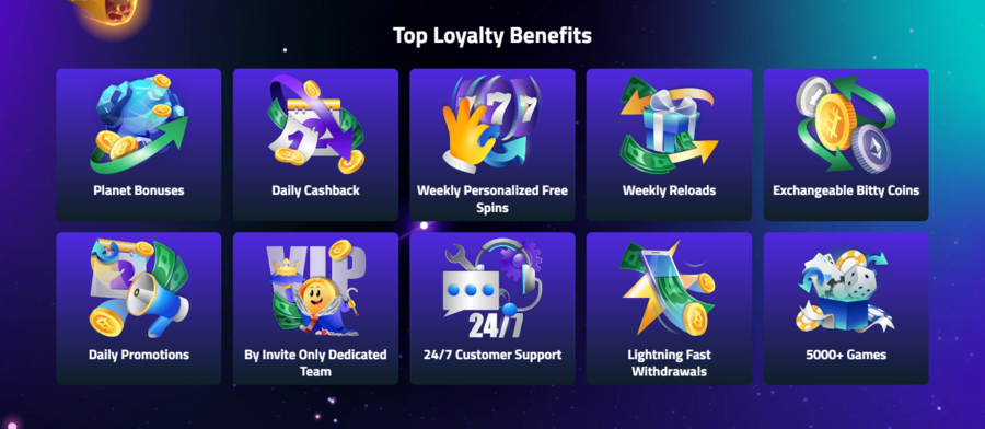 The mBitcasino VIP program