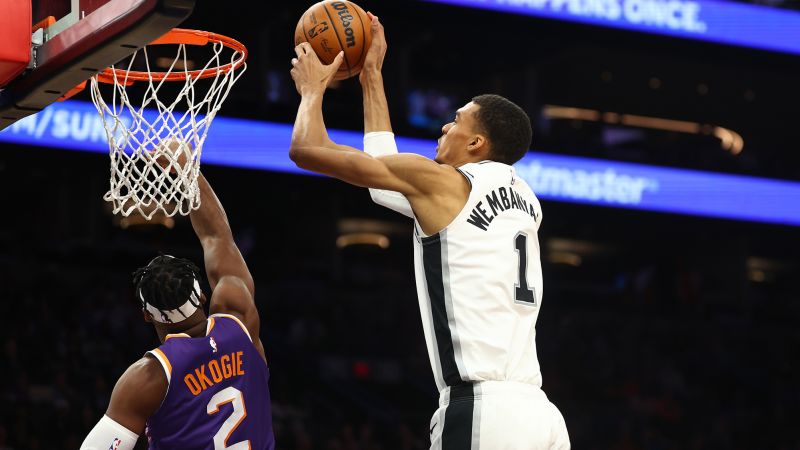 ‘He’s going to create his own lane’: Victor Wembanyama drops 38 points in Spurs win over the Phoenix Suns