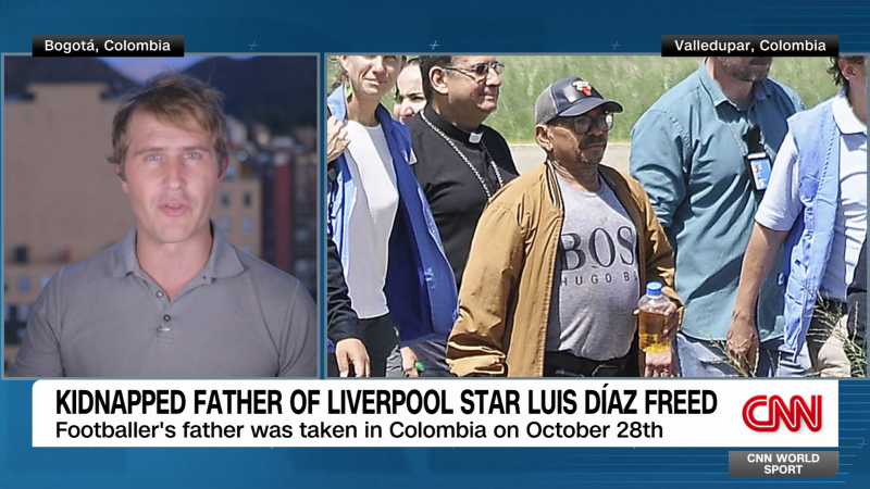 Kidnapped father of Liverpool star Luis Díaz freed