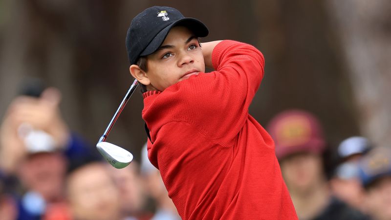 Tiger Woods’ son Charlie wins high school state golf championship