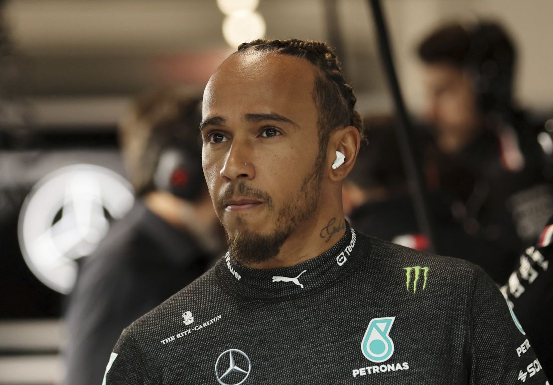 Formula One F1 - Las Vegas Grand Prix - Las Vegas Strip Circuit, Las Vegas, Nevada, U.S - November 17, 2023
Mercedes' Lewis Hamilton ahead of practice REUTERS/Mike Blake