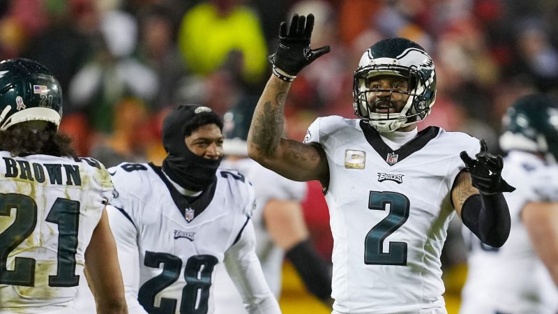 Philadelphia Eagles win Super Bowl rematch, defeating the Kansas City Chiefs, 21-17