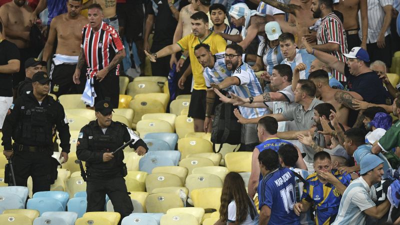 Brazil vs. Argentina: Historic World Cup qualifier is overshadowed by violence and chaos at the Maracanã stadium