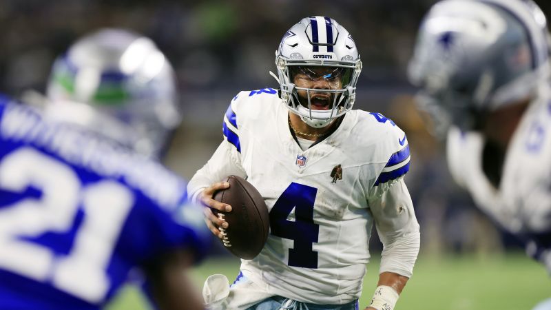 Dak Prescott furthers MVP campaign with stellar performance in high-scoring Cowboys victory over Seahawks