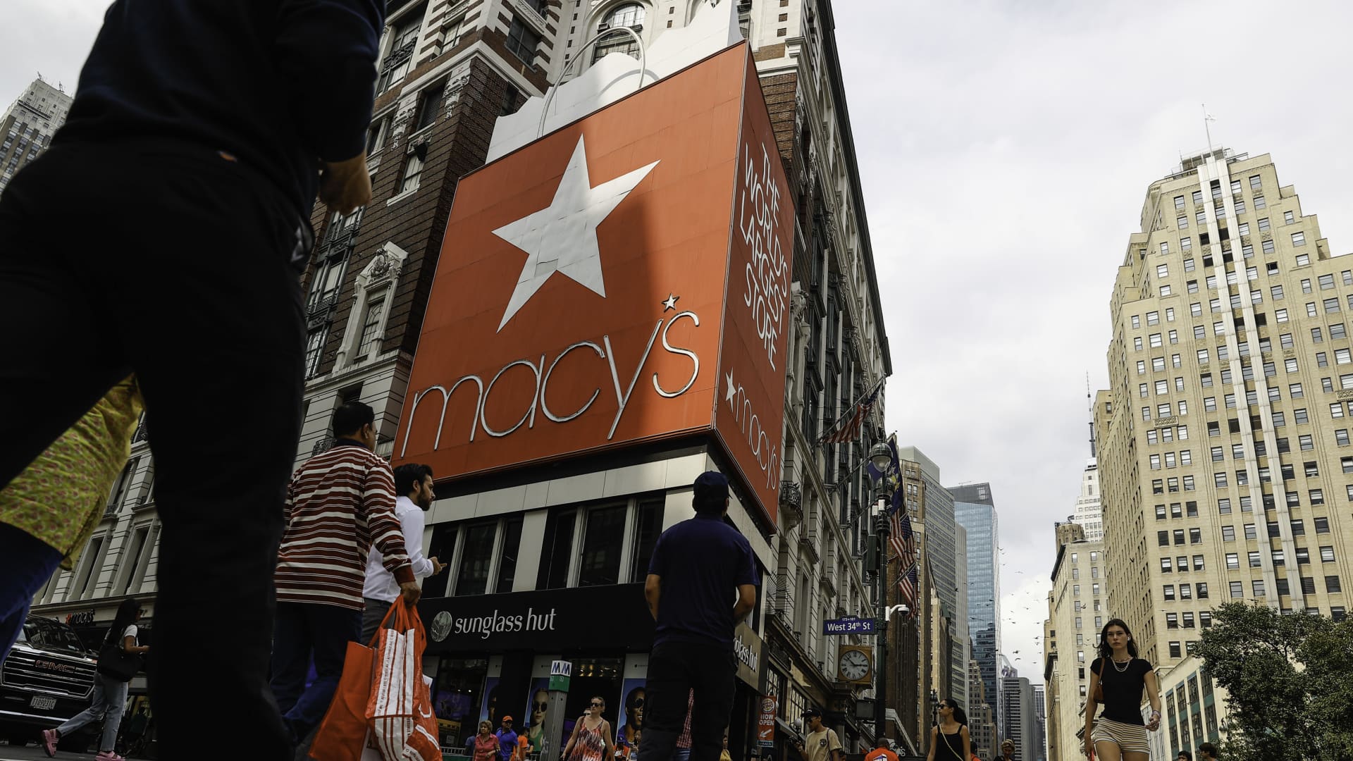 Macy’s shares surge 21% after it receives $5.8 billion buyout offer