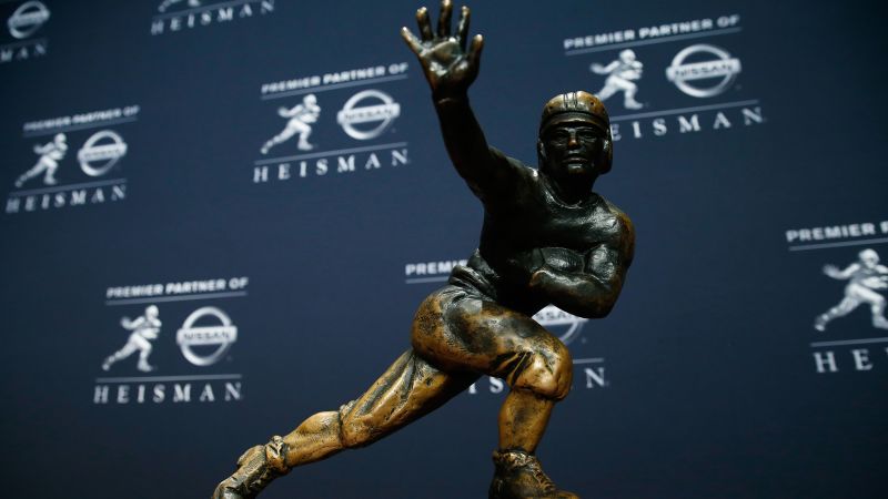 Heisman Trophy finalists are 3 quarterbacks and a wide receiver