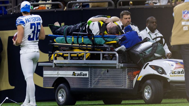 NFL official to have surgery following horror injury after collision with Saints running back Alvin Kamara