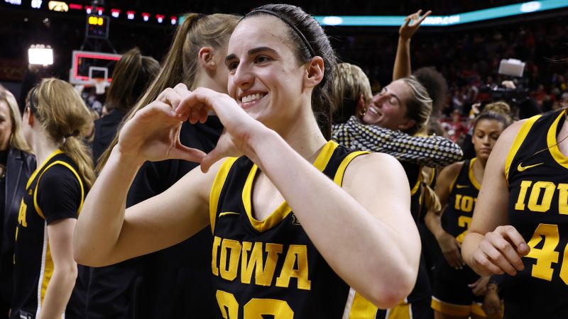 Iowa women’s basketball star Caitlin Clark makes history with 3,000 career points in win over rivals Iowa State