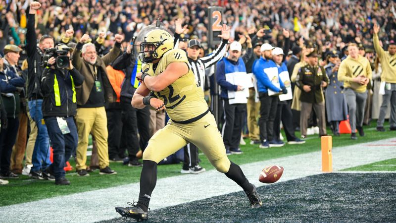 Army wins the 124th Army-Navy football game