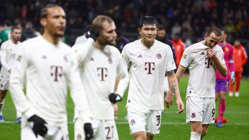 Bayern Munich humbled by Eintracht Frankfurt 5-1