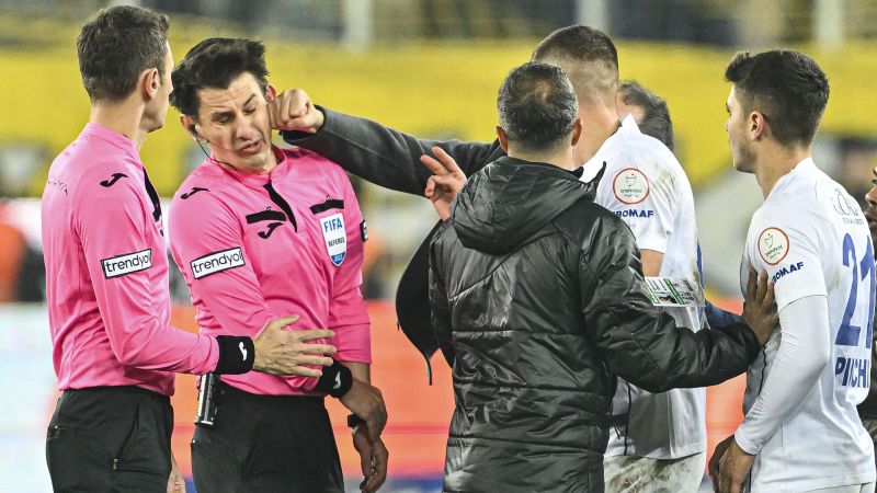 Pierluigi Collina says that attacks on referees are a ‘cancer’ after Turkish Süper Lig incident